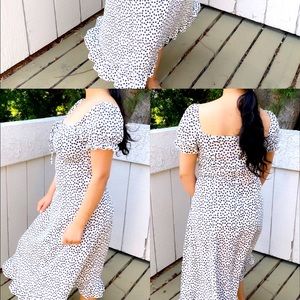 Polka dot Maxi Dress